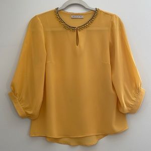 NYLA yellow blouse